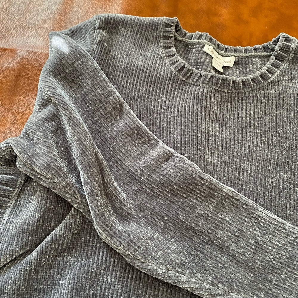 Coldwater Creek chenille sweater - Gray